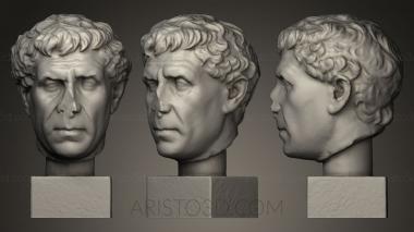 Busts and heads antique and historical (BUSTA_0171) 3D model for CNC machine